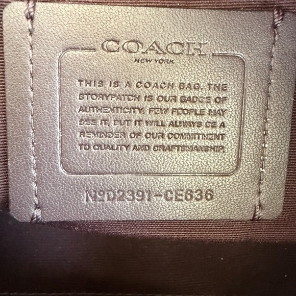 Coach Millie Black Leather Satchel - Picture 3 of 12